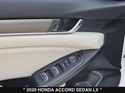 2020 Honda Accord LX