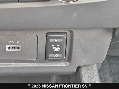 2026 Nissan Frontier SV