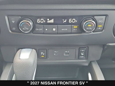 2027 Nissan Frontier SV