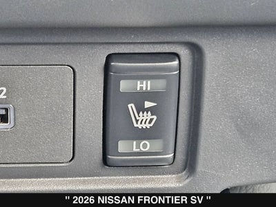 2026 Nissan Frontier SV