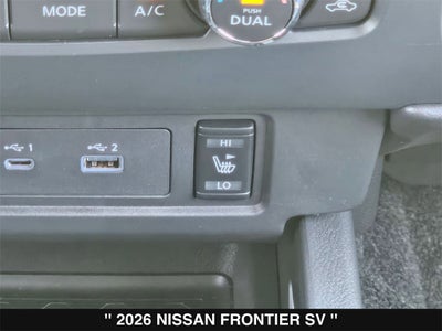 2026 Nissan Frontier SV