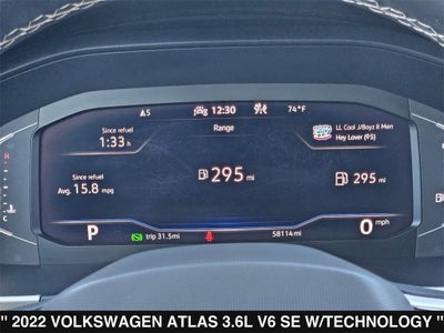 2022 Volkswagen Atlas 3.6L V6 SE w/Technology