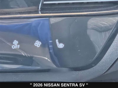 2026 Nissan Sentra SV