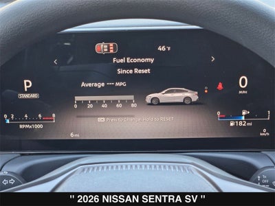 2026 Nissan Sentra SV