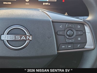 2026 Nissan Sentra SV