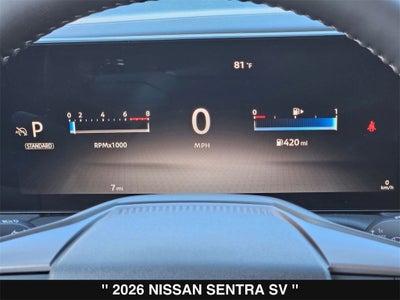2026 Nissan Sentra SV
