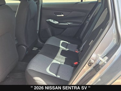 2026 Nissan Sentra SV