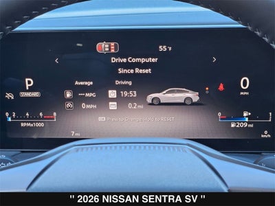 2026 Nissan Sentra SV