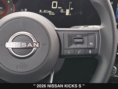 2026 Nissan Kicks S