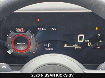 2026 Nissan Kicks SV
