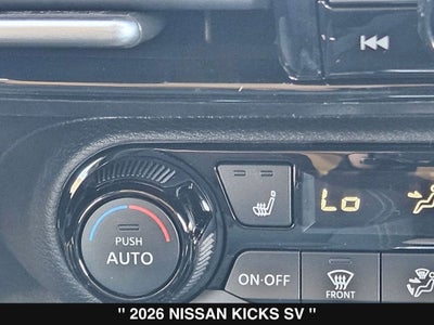 2026 Nissan Kicks SV