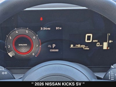 2026 Nissan Kicks SV