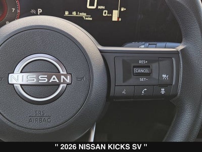 2026 Nissan Kicks SV