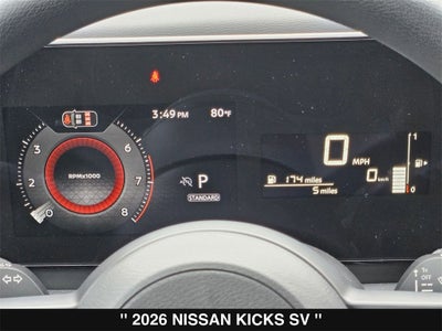 2026 Nissan Kicks SV