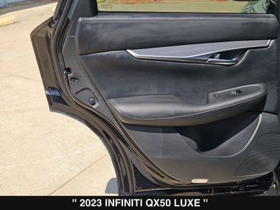 2023 INFINITI QX50 LUXE