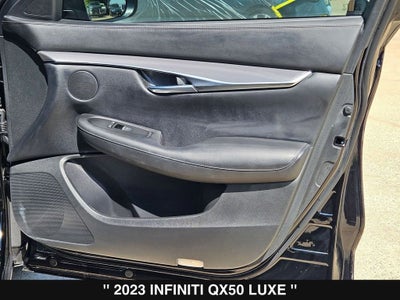 2023 INFINITI QX50 LUXE
