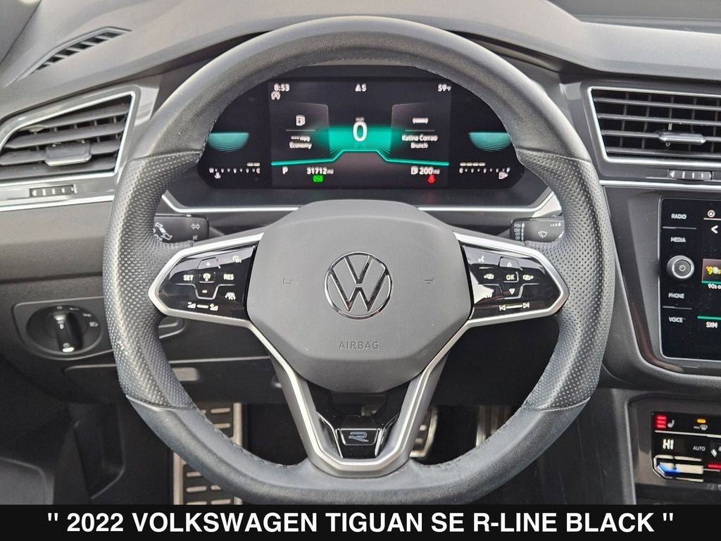 2022 Volkswagen Tiguan 2.0T SE R-Line Black