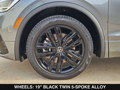 2022 Volkswagen Tiguan 2.0T SE R-Line Black