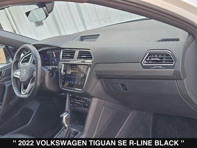 2022 Volkswagen Tiguan 2.0T SE R-Line Black