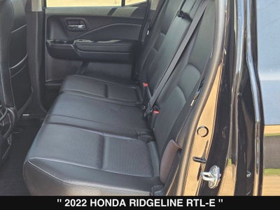 2022 Honda Ridgeline RTL-E