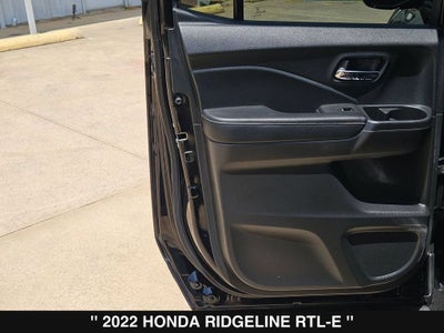 2022 Honda Ridgeline RTL-E