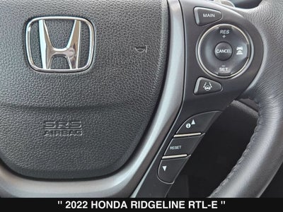 2022 Honda Ridgeline RTL-E