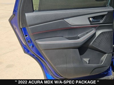 2022 Acura MDX A-Spec SH-AWD