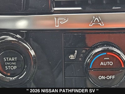 2026 Nissan Pathfinder SV