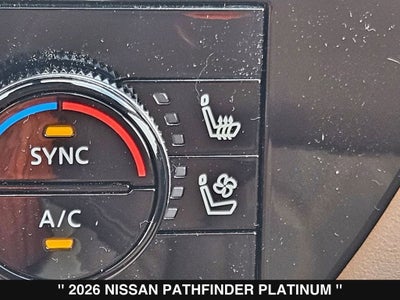2026 Nissan Pathfinder Platinum