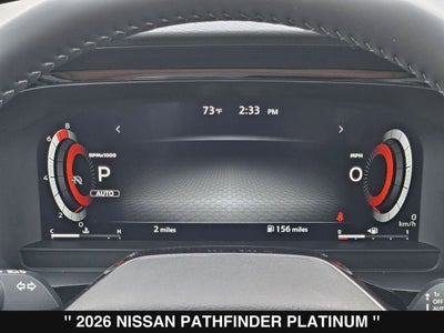 2026 Nissan Pathfinder Platinum