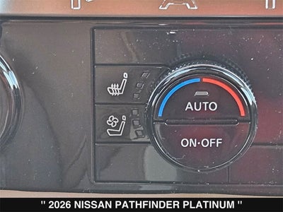 2026 Nissan Pathfinder Platinum