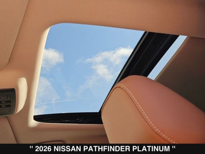 2026 Nissan Pathfinder Platinum
