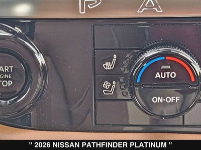 2026 Nissan Pathfinder Platinum
