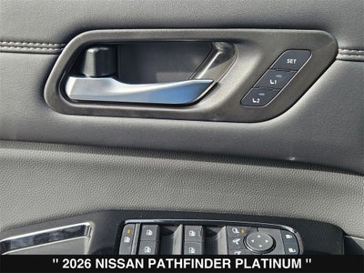 2026 Nissan Pathfinder Platinum