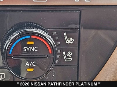 2026 Nissan Pathfinder Platinum