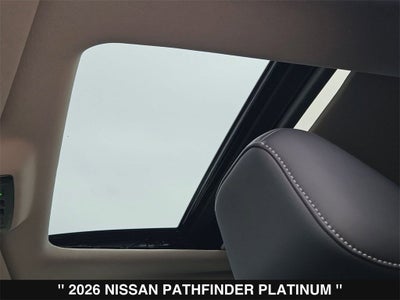 2026 Nissan Pathfinder Platinum
