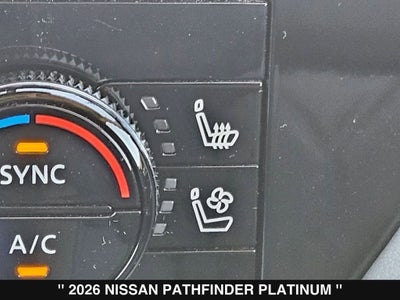 2026 Nissan Pathfinder Platinum