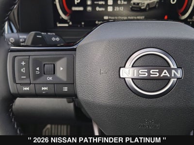 2026 Nissan Pathfinder Platinum