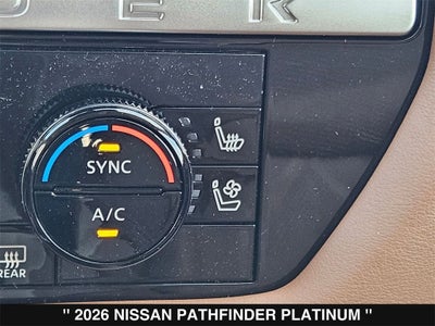 2026 Nissan Pathfinder Platinum