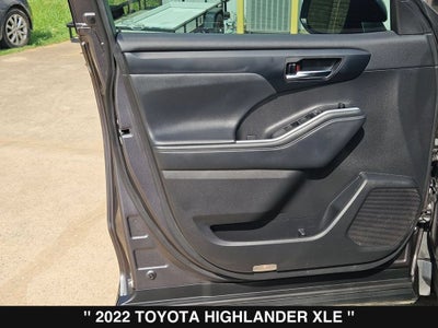 2022 Toyota Highlander XLE