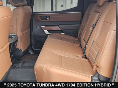2025 Toyota Tundra Hybrid 1794 Edition