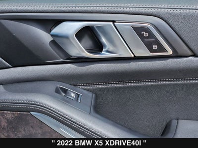 2022 BMW X5 xDrive40i