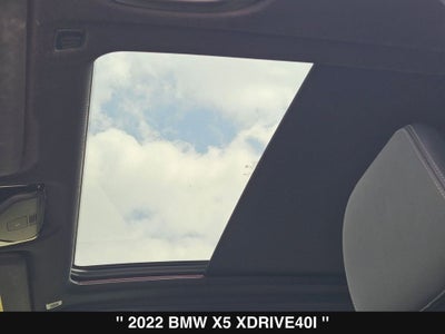 2022 BMW X5 xDrive40i