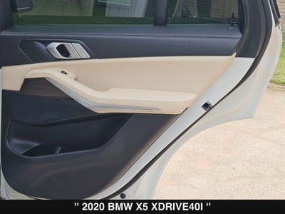 2020 BMW X5 xDrive40i
