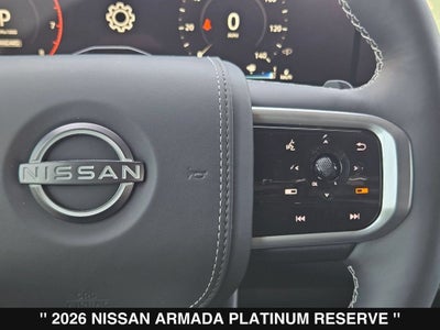2026 Nissan Armada Platinum Reserve