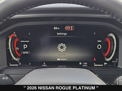 2026 Nissan Rogue Platinum