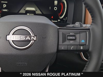 2026 Nissan Rogue Platinum
