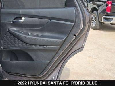 2022 Hyundai Santa Fe Hybrid Blue