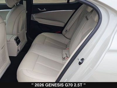2026 Genesis G70 2.5T