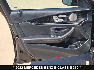 2022 Mercedes-Benz E-Class E 350 4MATIC®